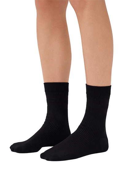 ITEM m6 Black / Small Conscious Compression Crew Ribbed Socks