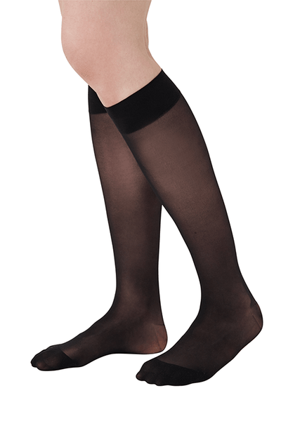 ITEM m6 Small‚shoe 4 - 6.5 / Black Knee High Translucent 20 Socks Conscious