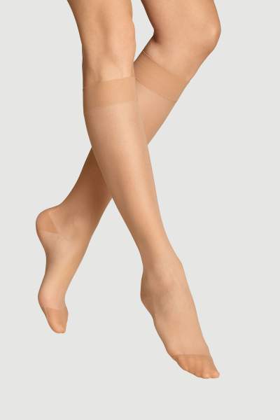 ITEM m6 Small‚shoe 4 - 6.5 / Powder Invisible Sheer Compression Knee Highs