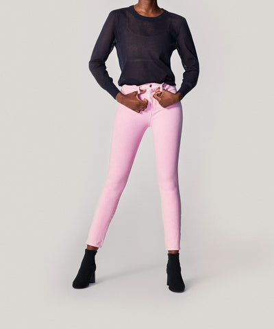 ITEM m6 0-2‚(Euro 34) / Washed Out Pink Denim High Rise Jeans - LAST CHANCE/FINAL SALE