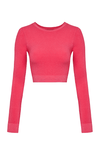 ITEM m6 Small‚0-4 / Pink Soft Ribbed Cropped Top